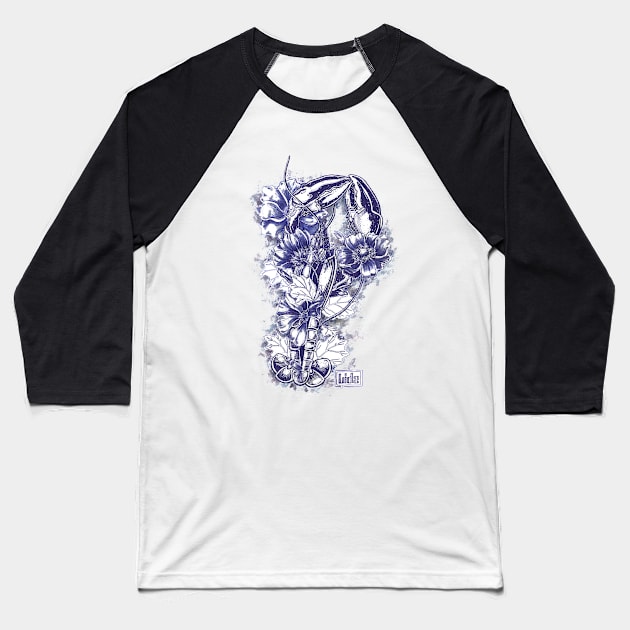 cancer and anemones Baseball T-Shirt by bigdipper